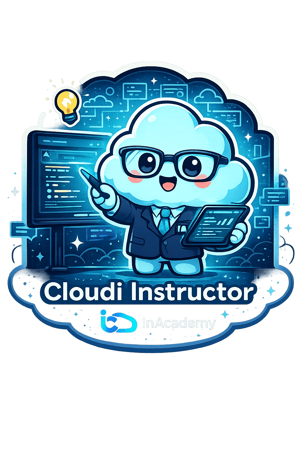 Cloudi, personaje visual de In Academy